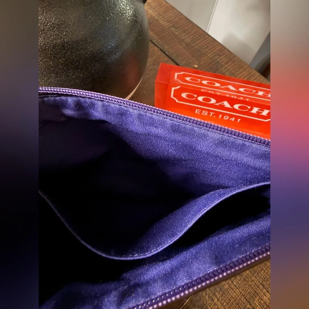 Coach Darcy Cheetah Bear Pouch (NWT)